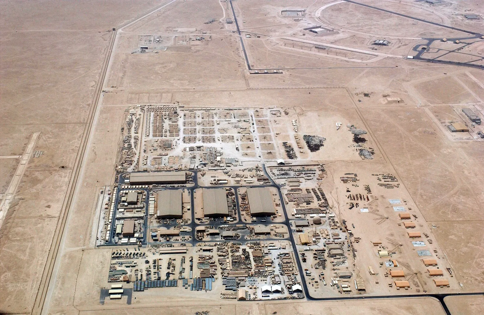 Al Udeid Air Base in the Gulf (file image)