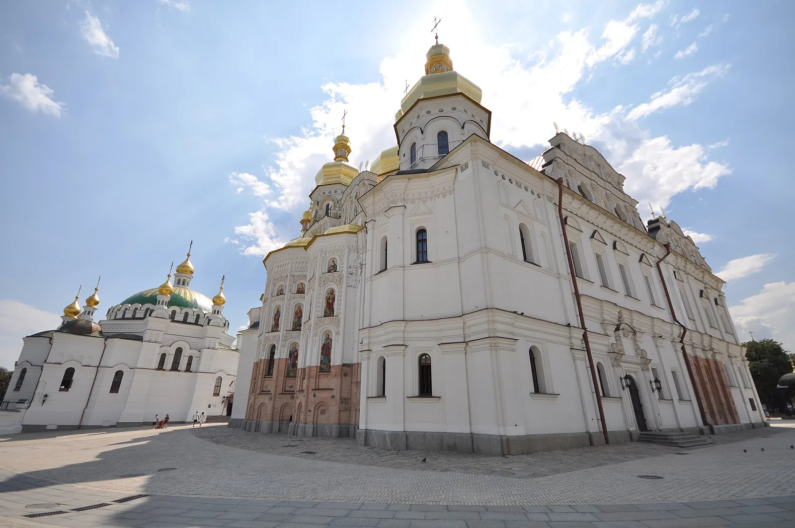 A view of Kyiv, Ukraine (the Kyiv Pechersk Lavra)