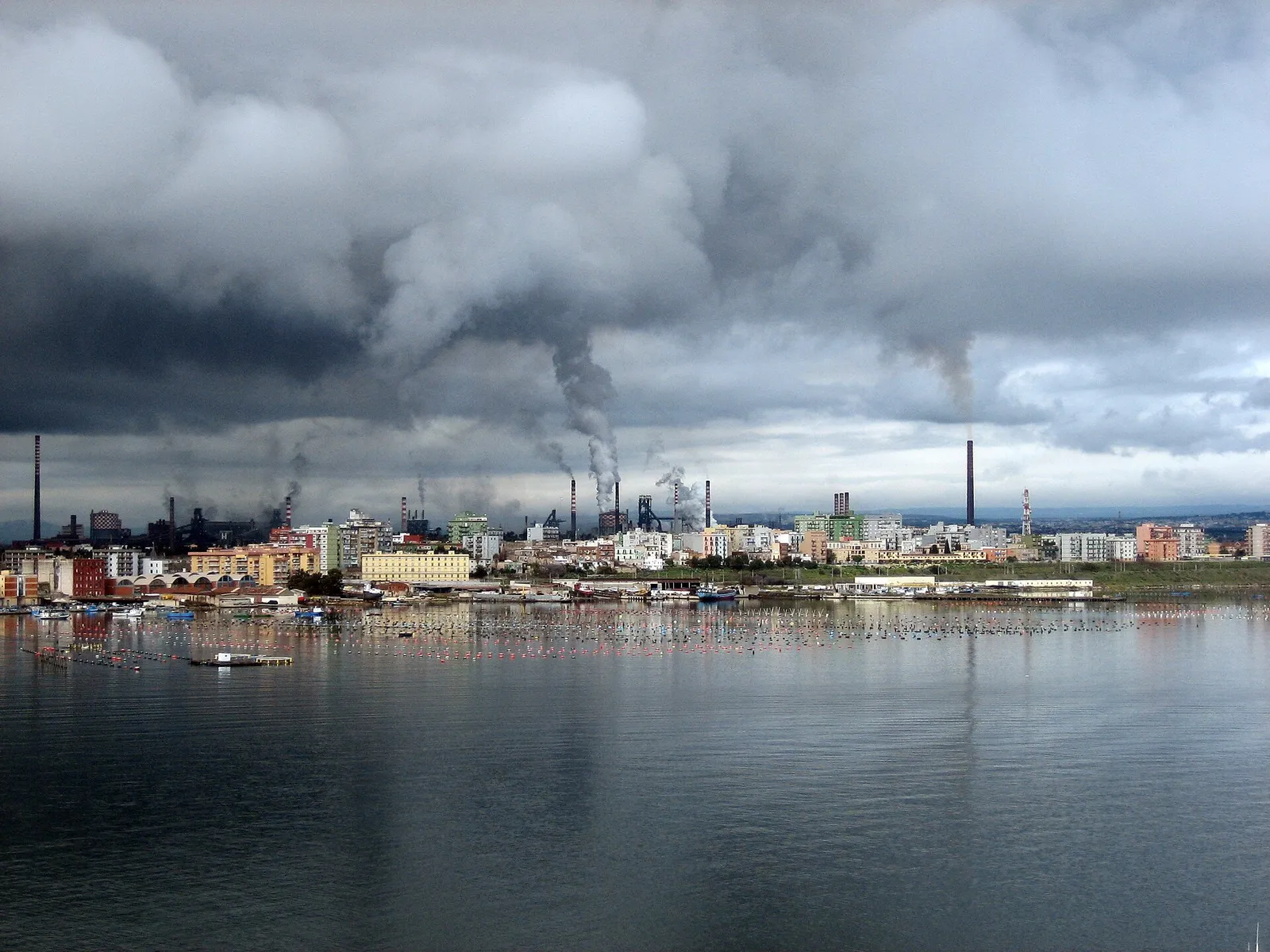 A steelworks (file image)