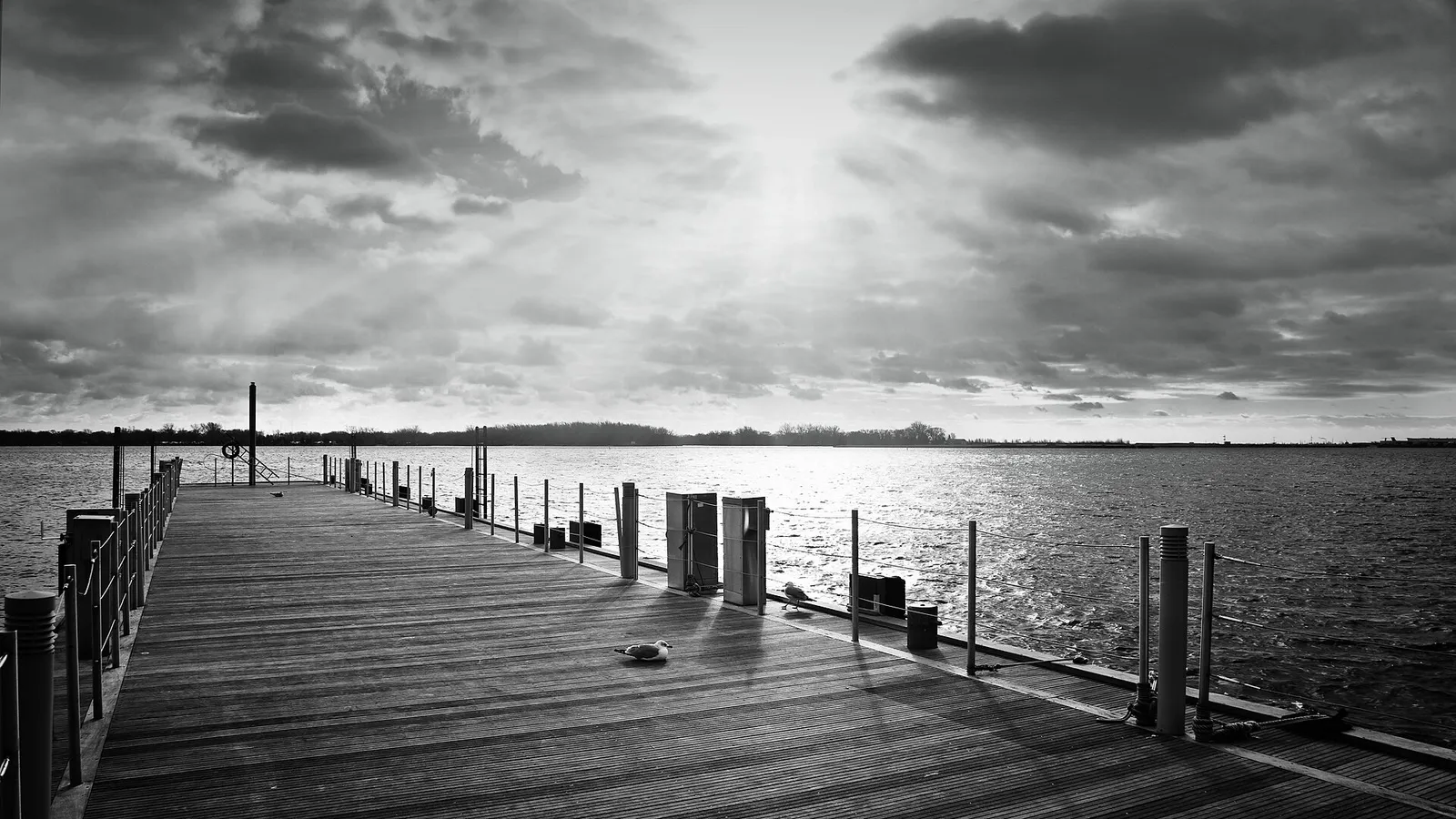 Toronto's harbourfront on Lake Ontario
