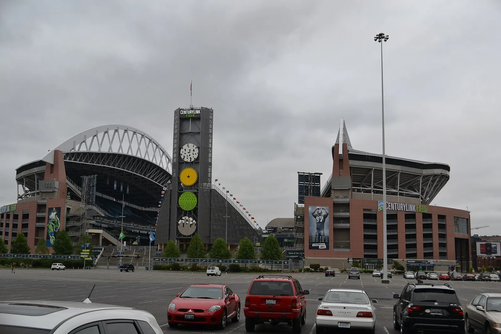 The stadium in Seattle where the match was played