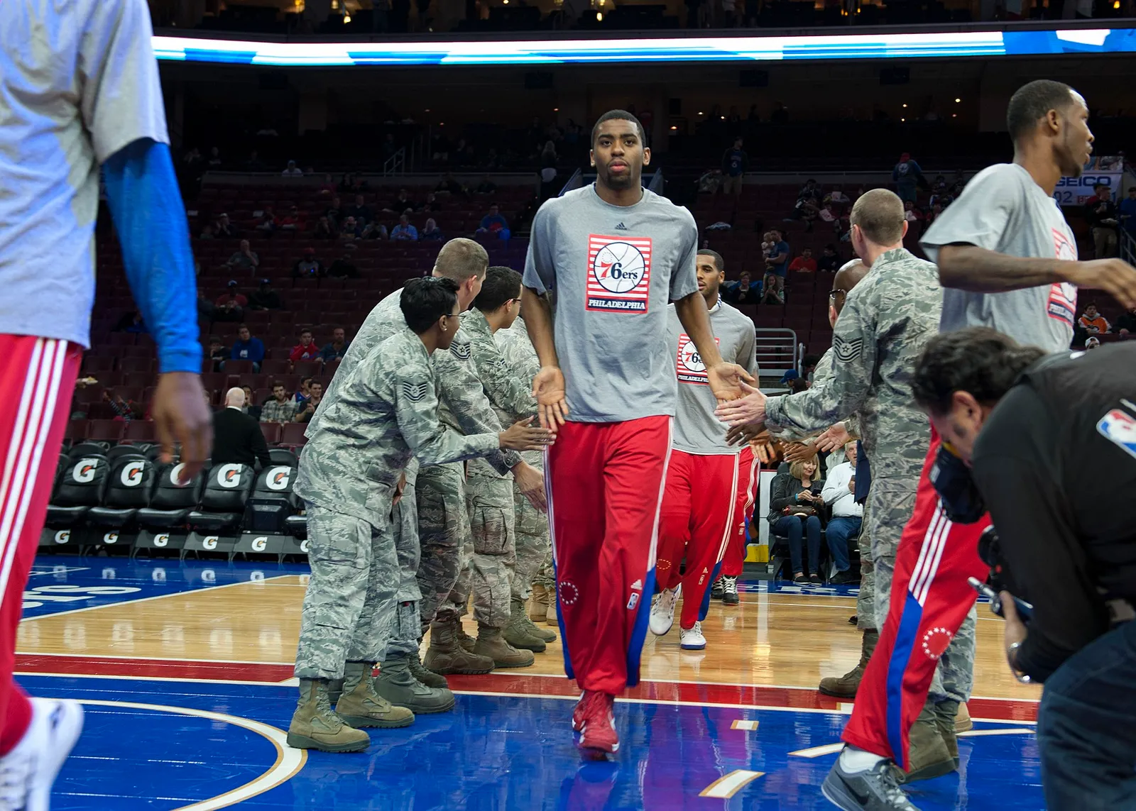 A Philadelphia 76ers game