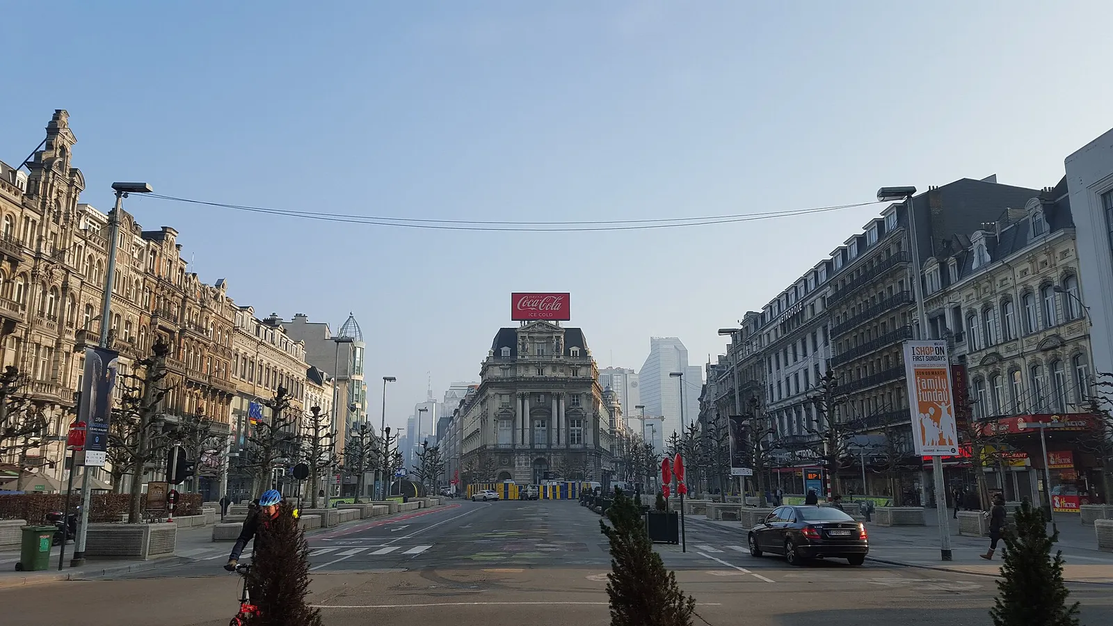 Place de Brouckère in central Brussels