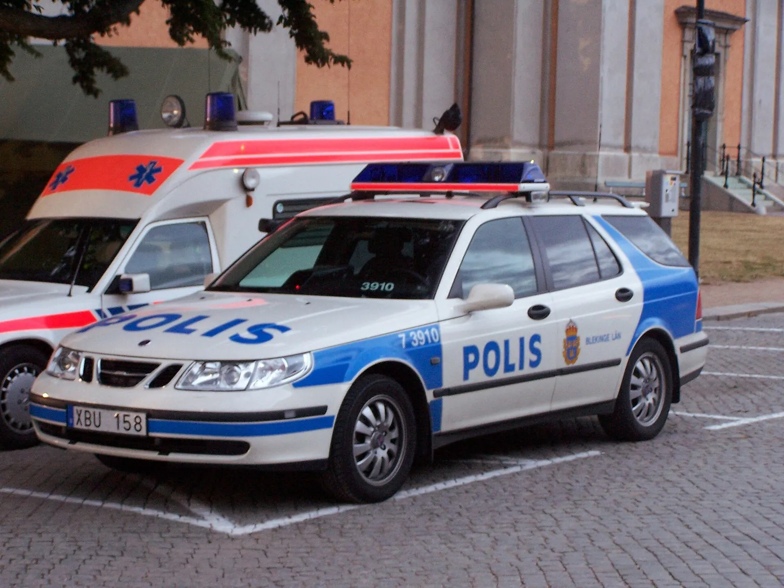 A Swedish police car