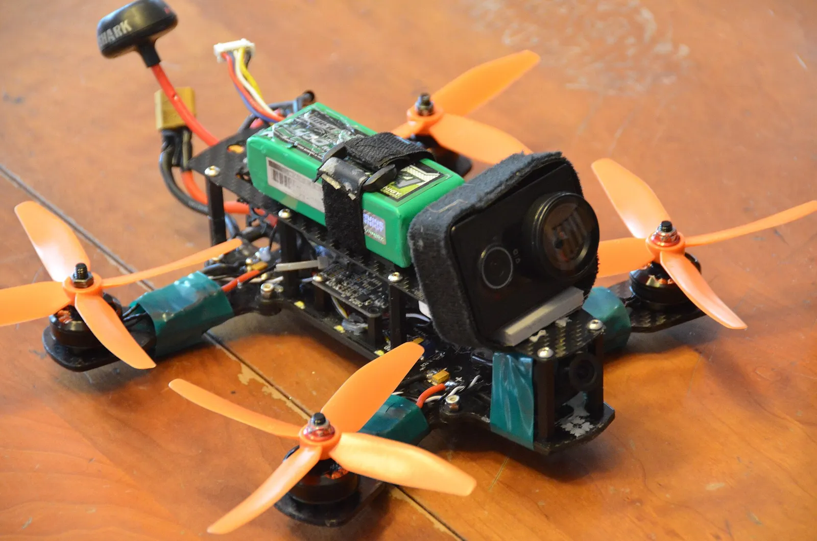 A first-person-view (FPV) drone (file image)