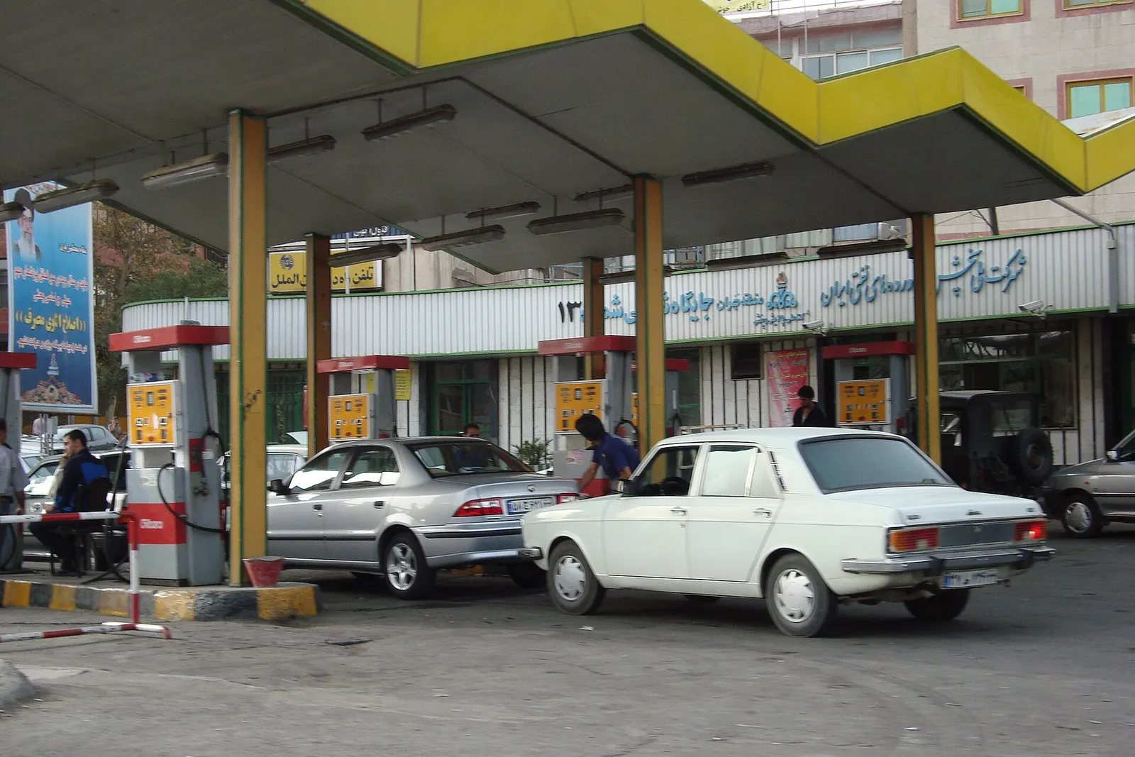 A petrol station in Iran