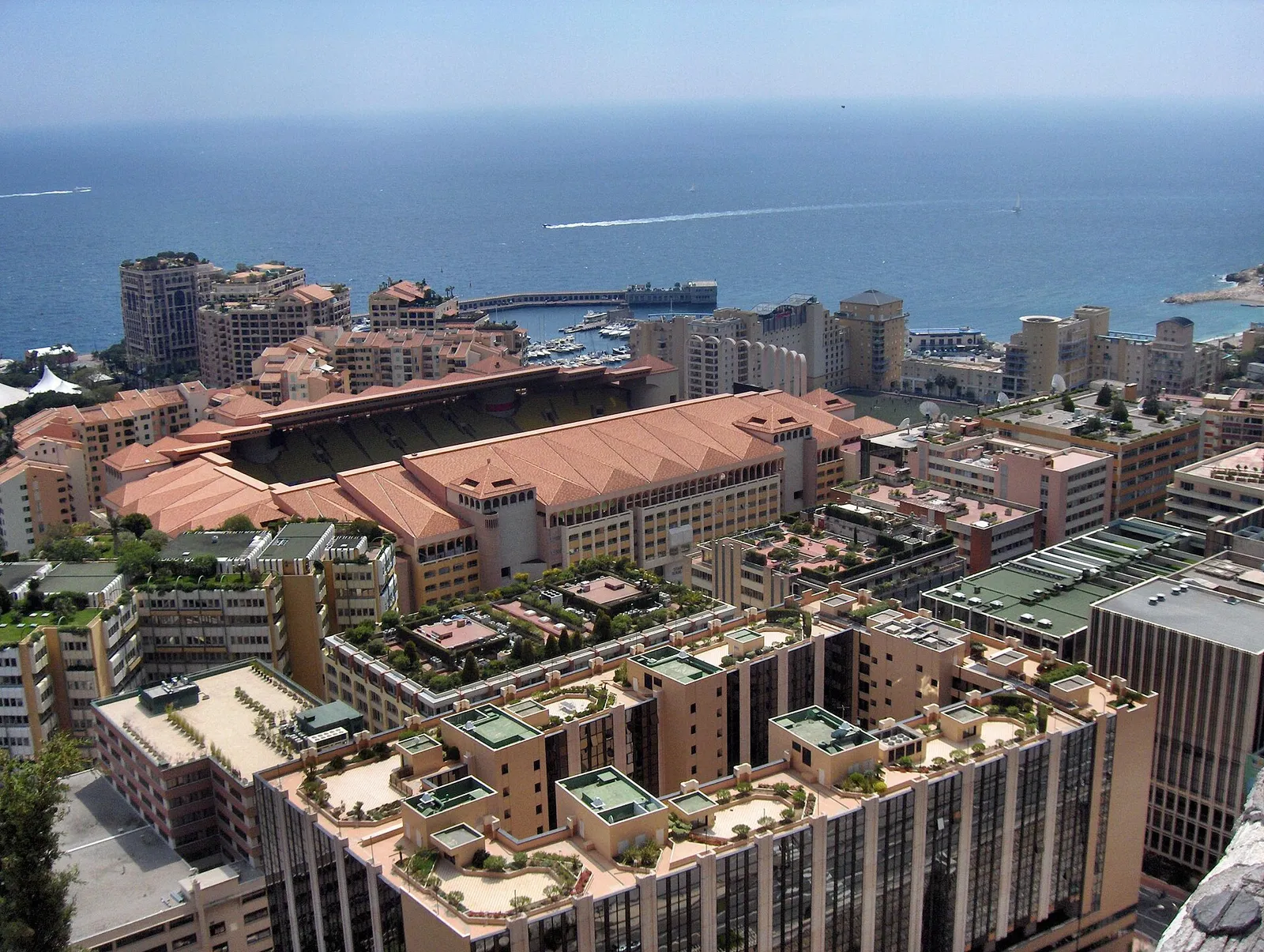 The Stade Louis II in Monaco, home of AS Monaco