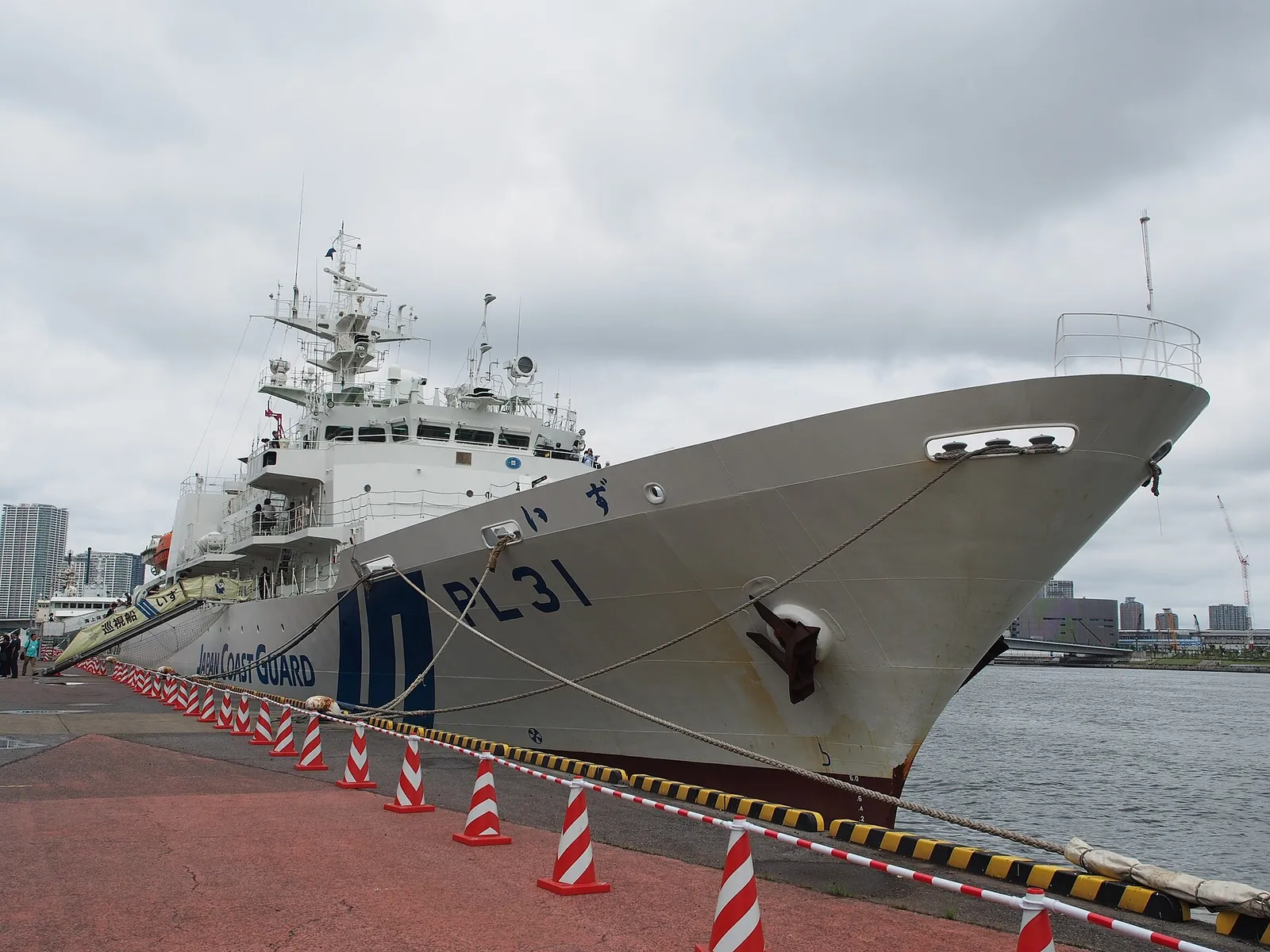 A Japan Coast Guard patrol vessel