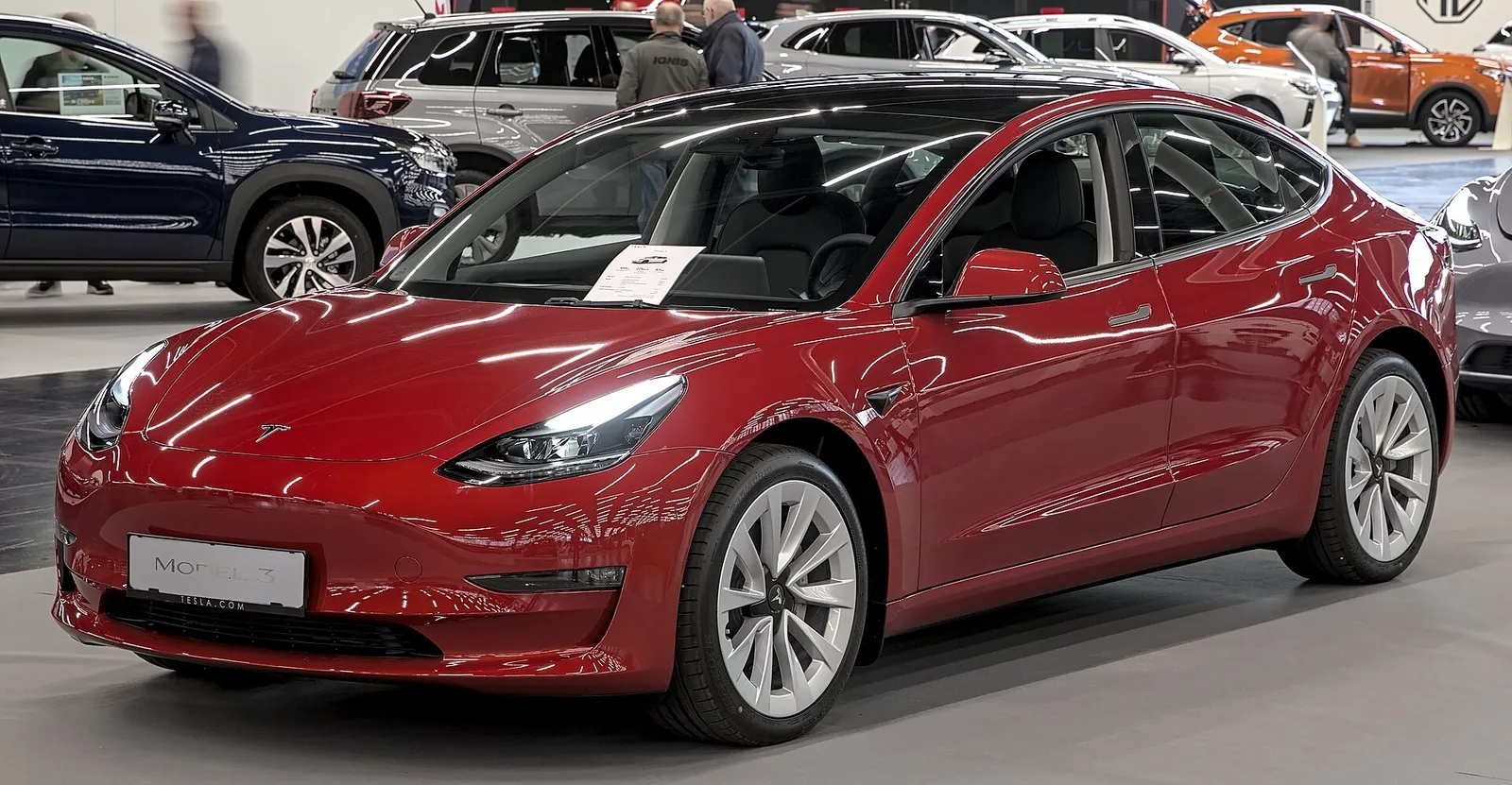 A Tesla Model 3 (illustration)