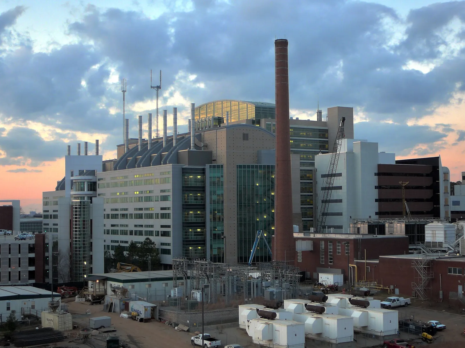 The headquarters campus of the US Centers for Disease Control and Prevention in Atlanta (file photograph)
