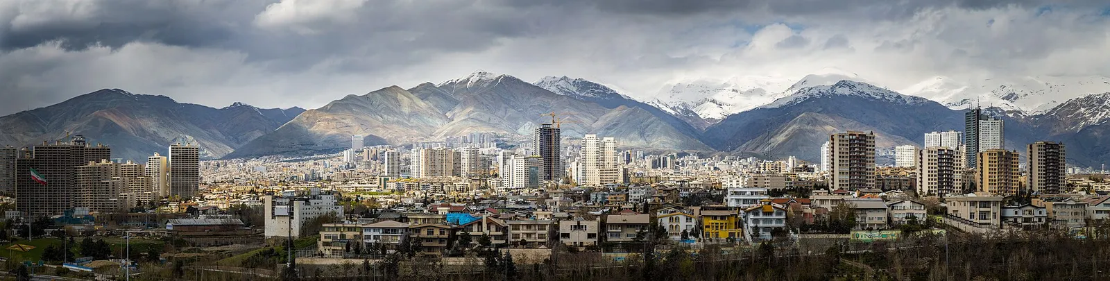 The Tehran skyline