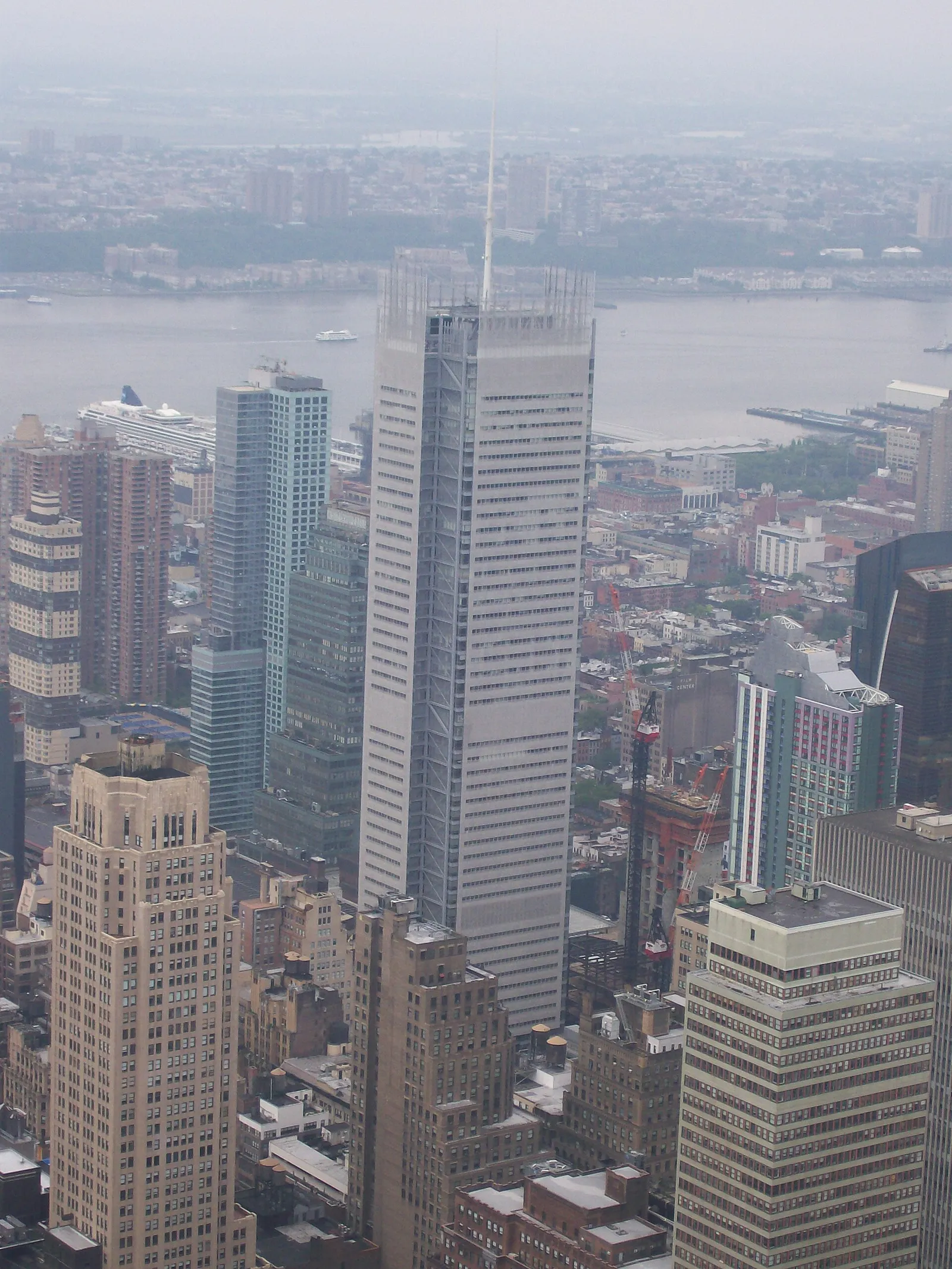 The New York Times building in Manhattan