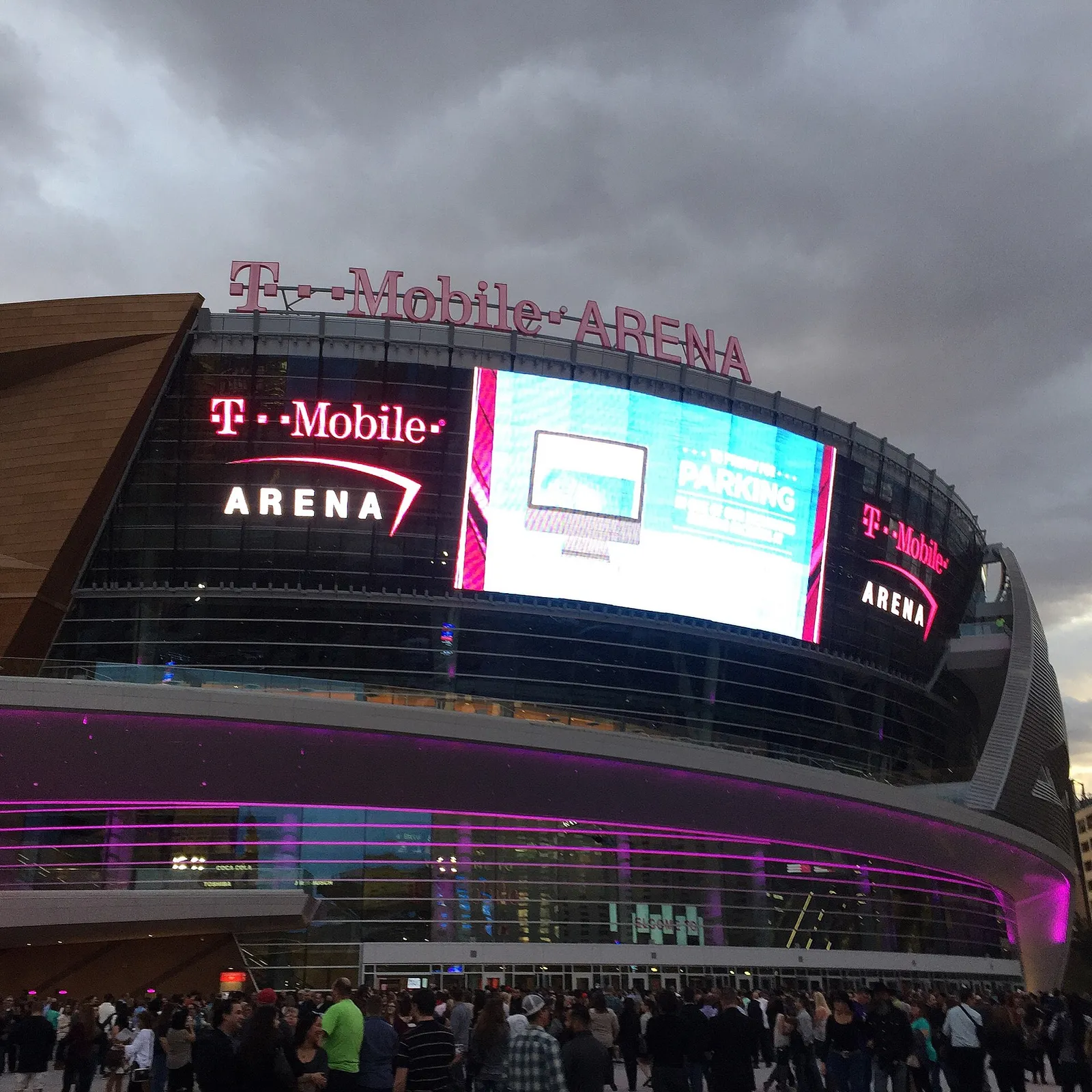 The T-Mobile Arena in Las Vegas