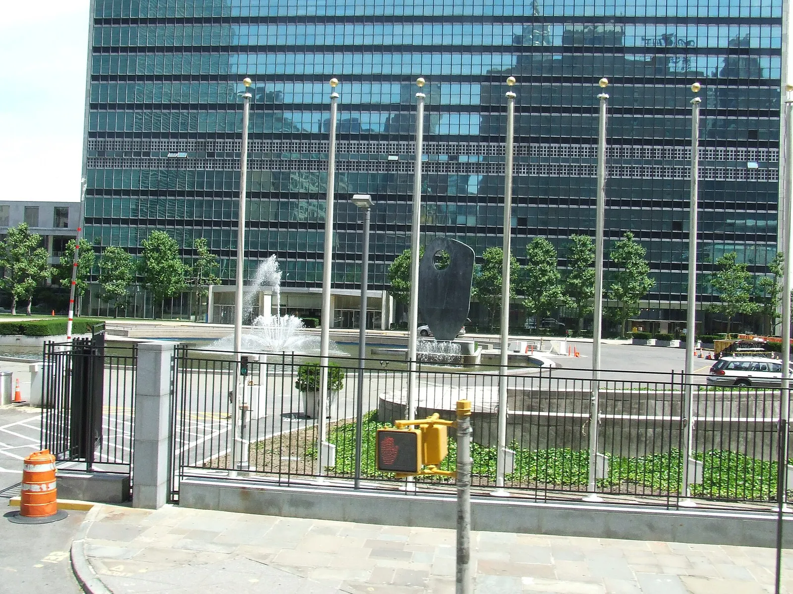 The United Nations Secretariat building in New York