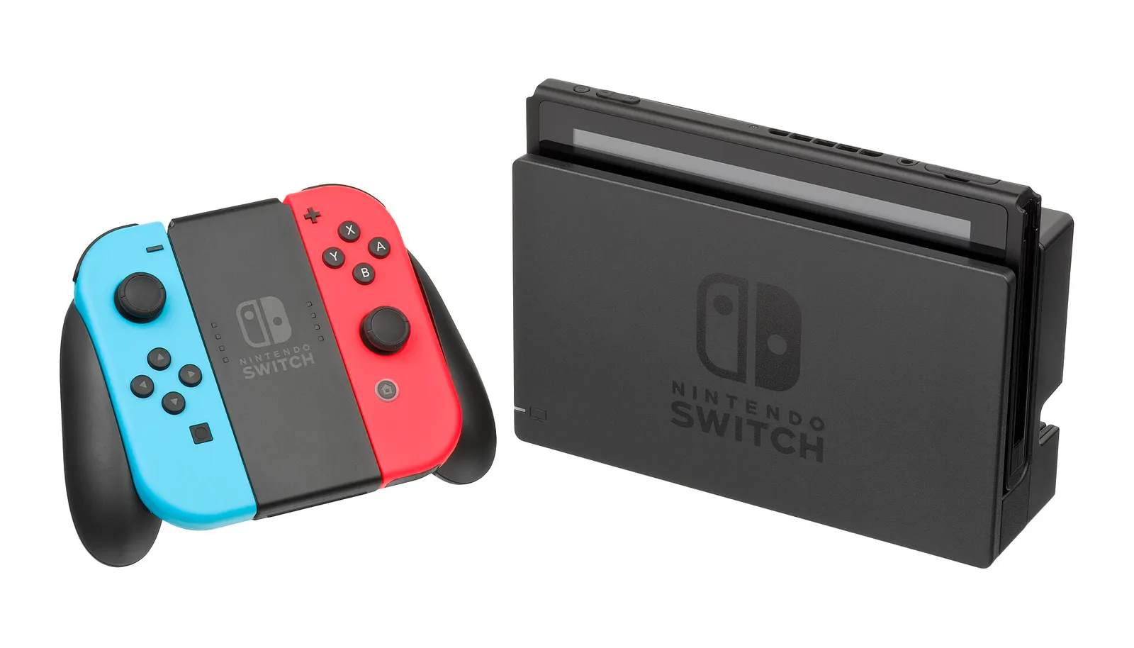 A Nintendo Switch games console