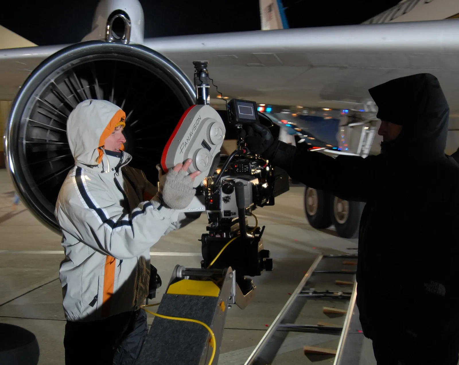A film crew on location (file image)