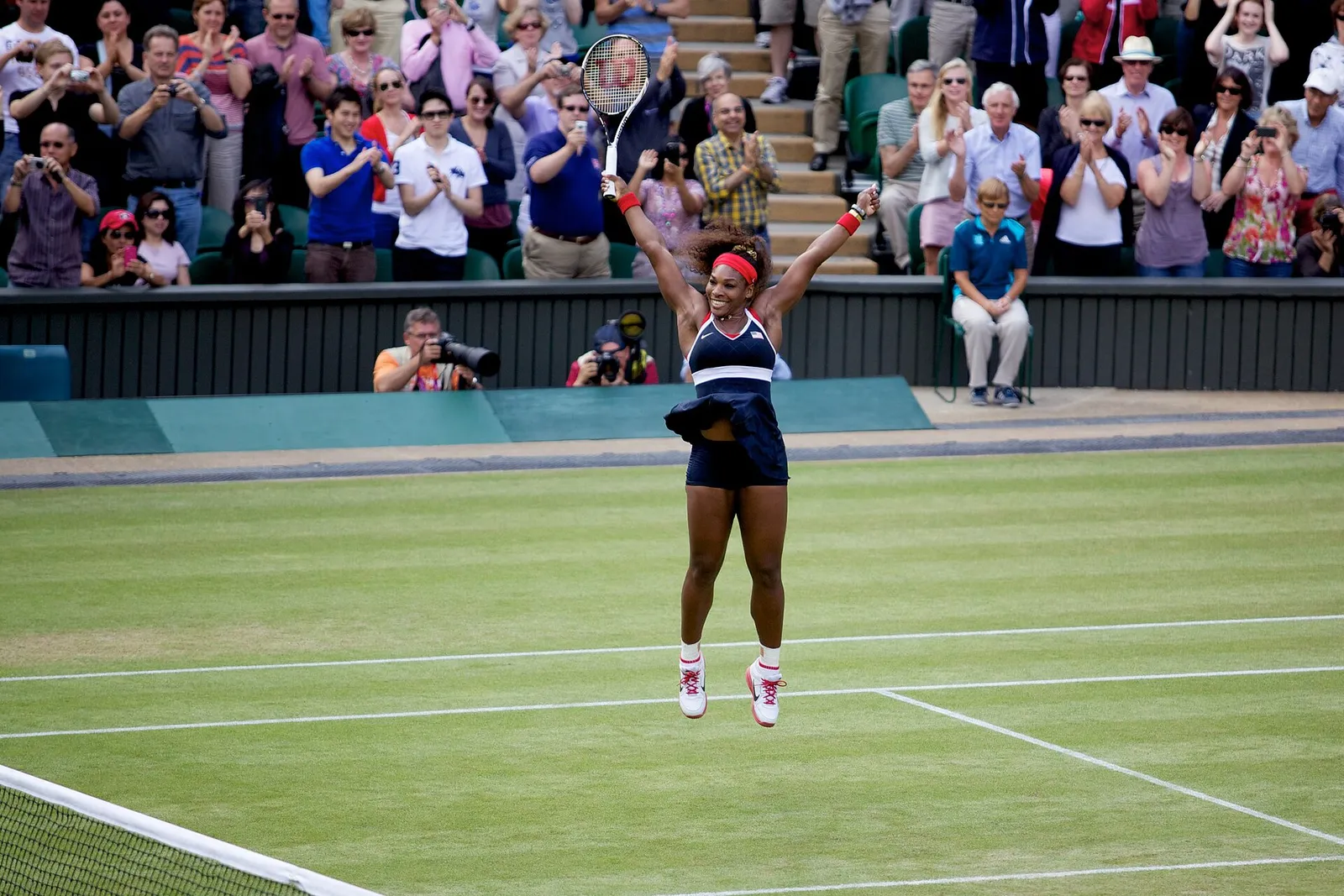 Serena Williams on court (file photo)