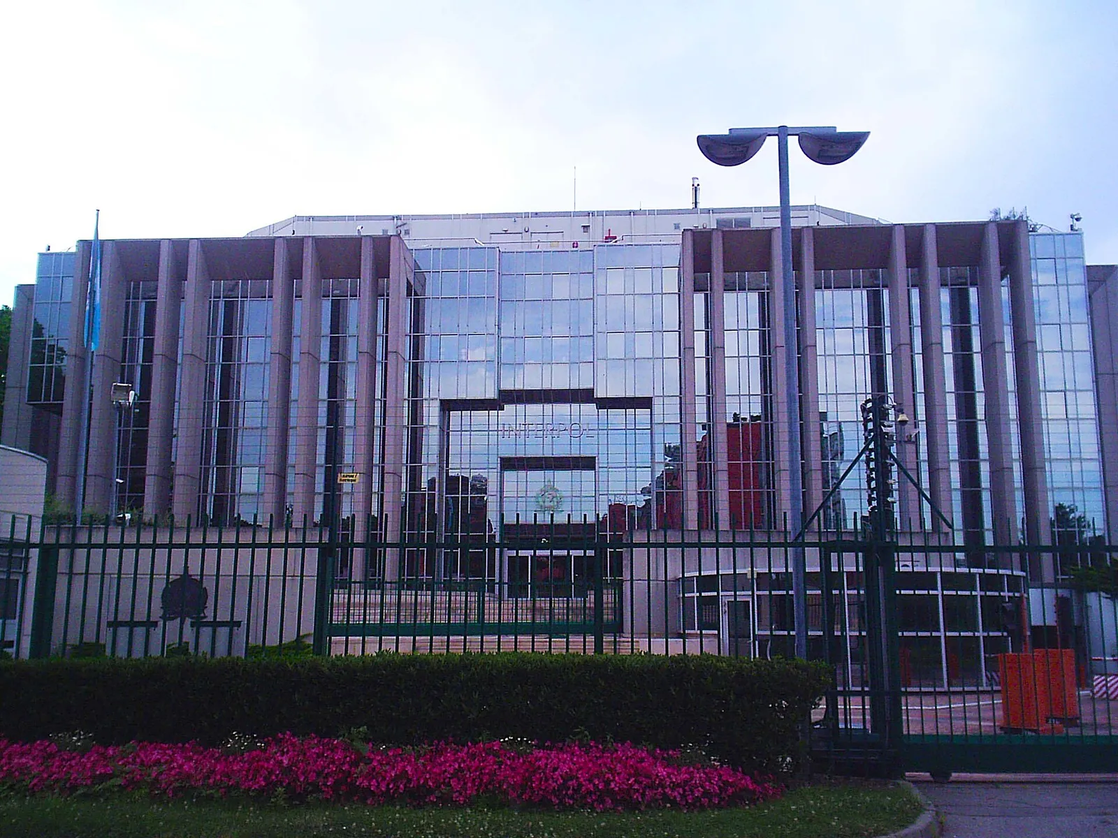 The Interpol General Secretariat building in Lyon, France