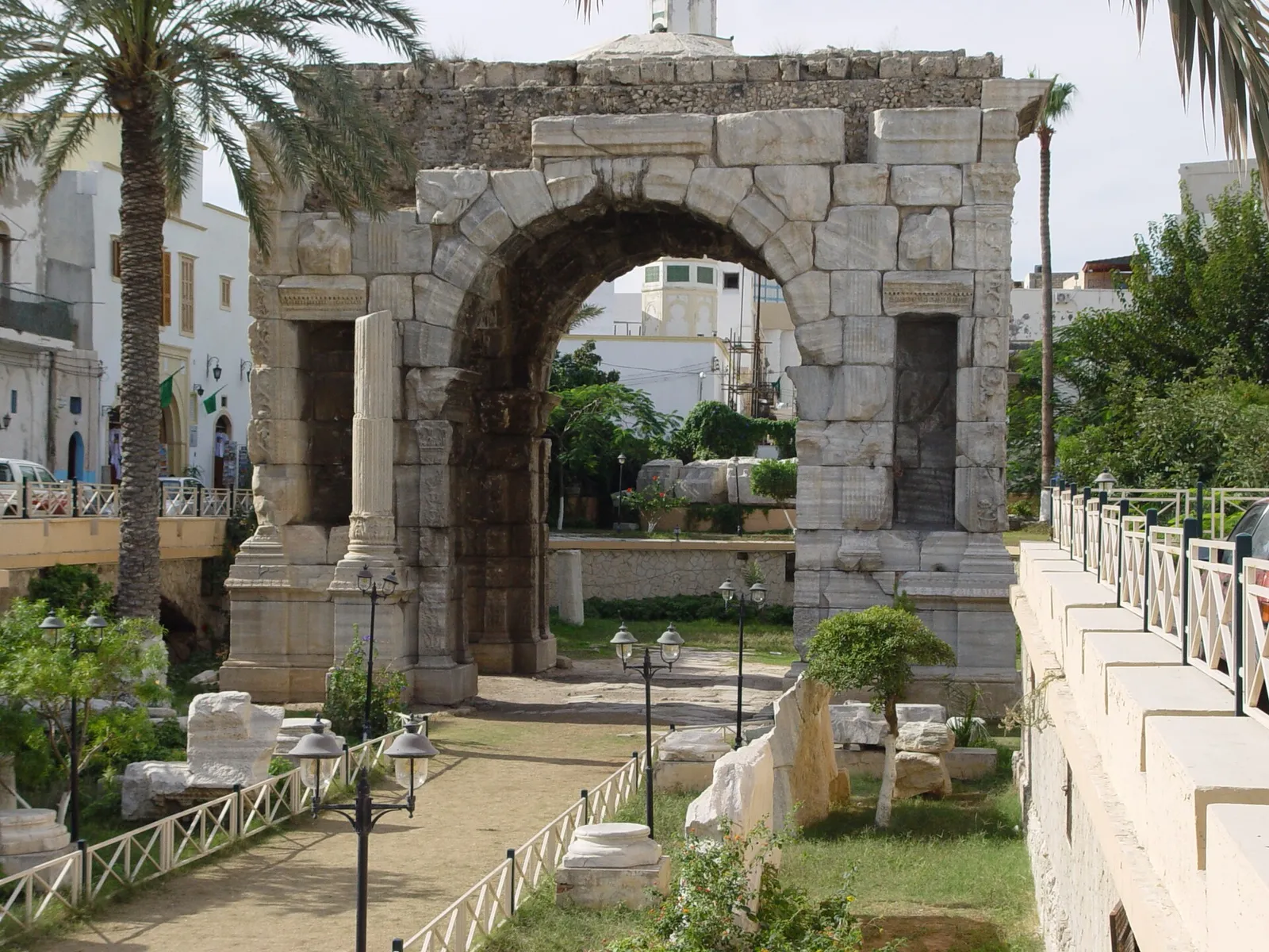 The Arch of Marcus Aurelius in Tripoli, Libya