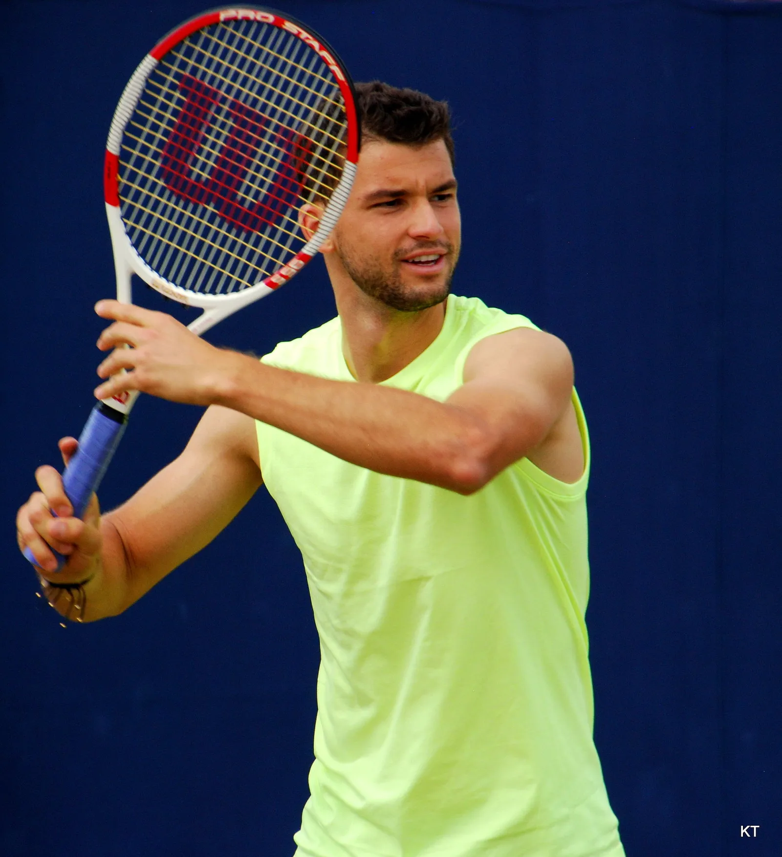 Grigor Dimitrov of Bulgaria (file photograph)