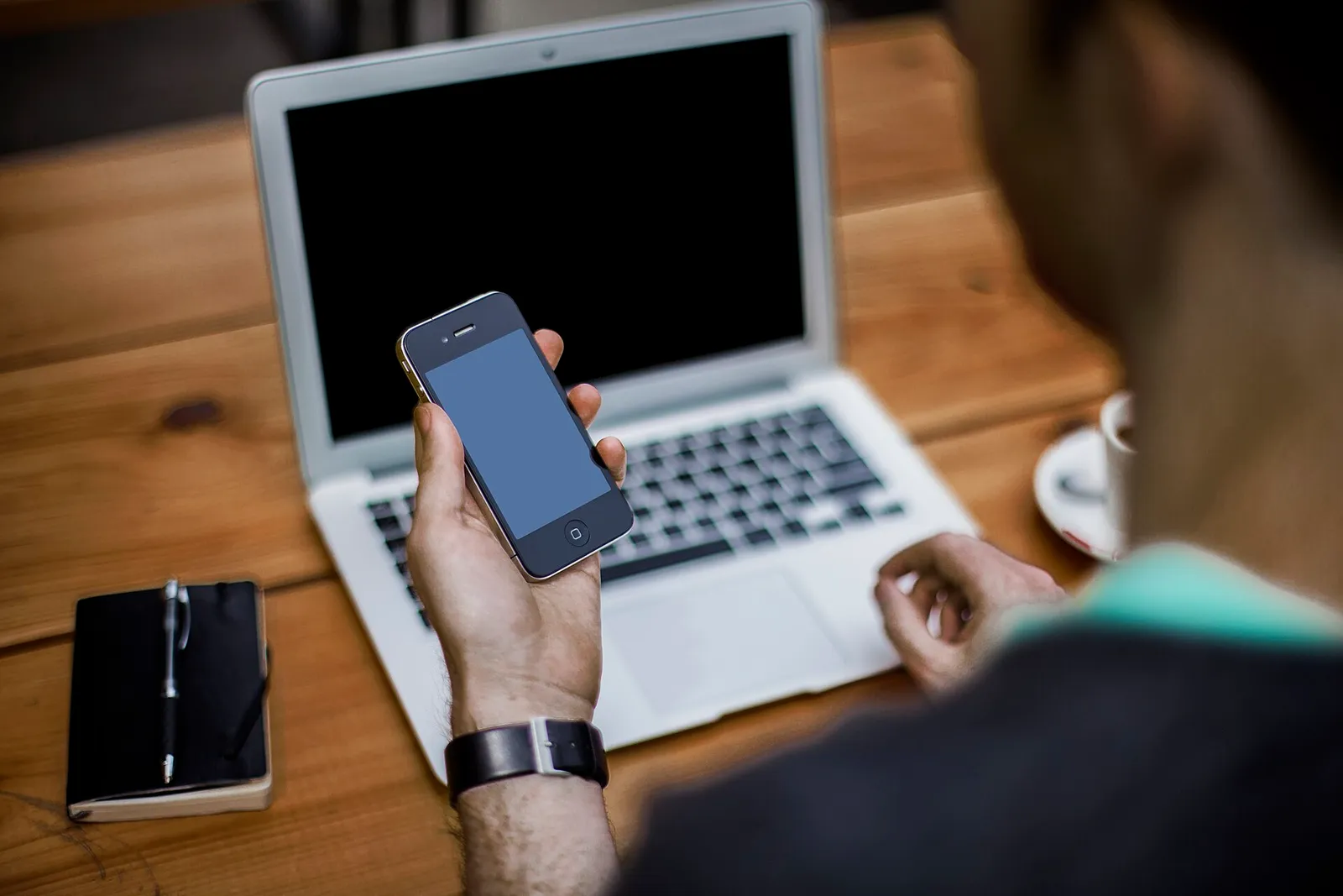 A person using a smartphone (file photo)