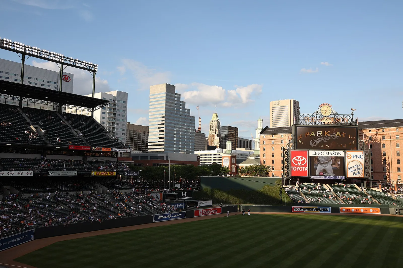 A Major League Baseball ballpark
