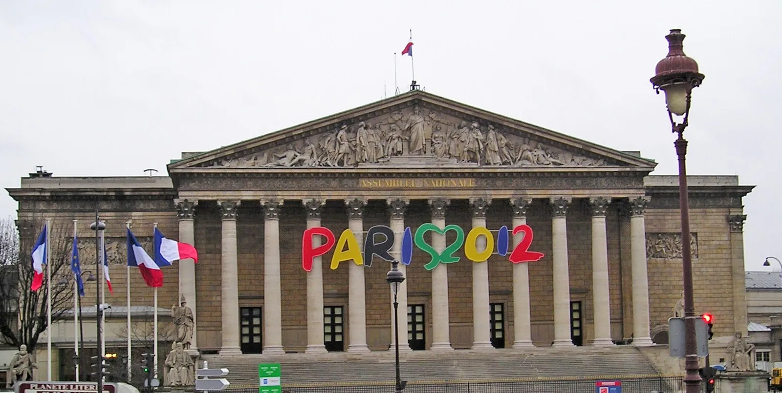 The Palais Bourbon in Paris, seat of France's National Assembly