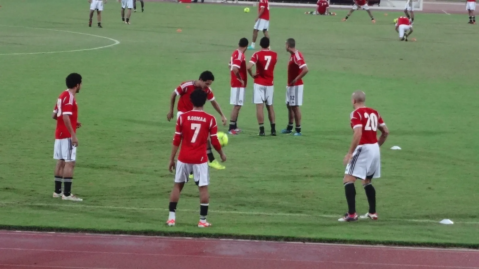 The Egypt national football team (file photograph)