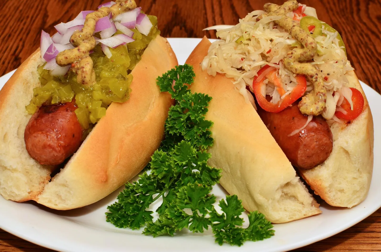Hot dogs in buns (file photograph)