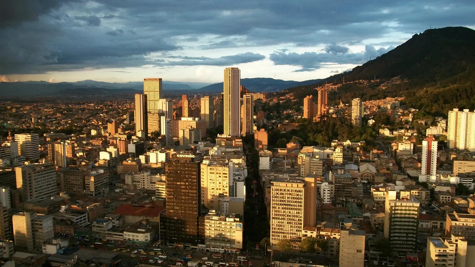 The Centro Internacional district of Bogota