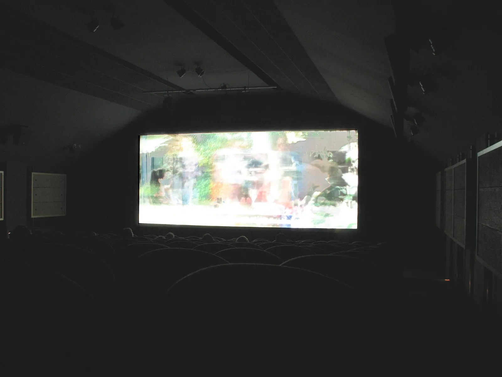 The interior of a cinema auditorium