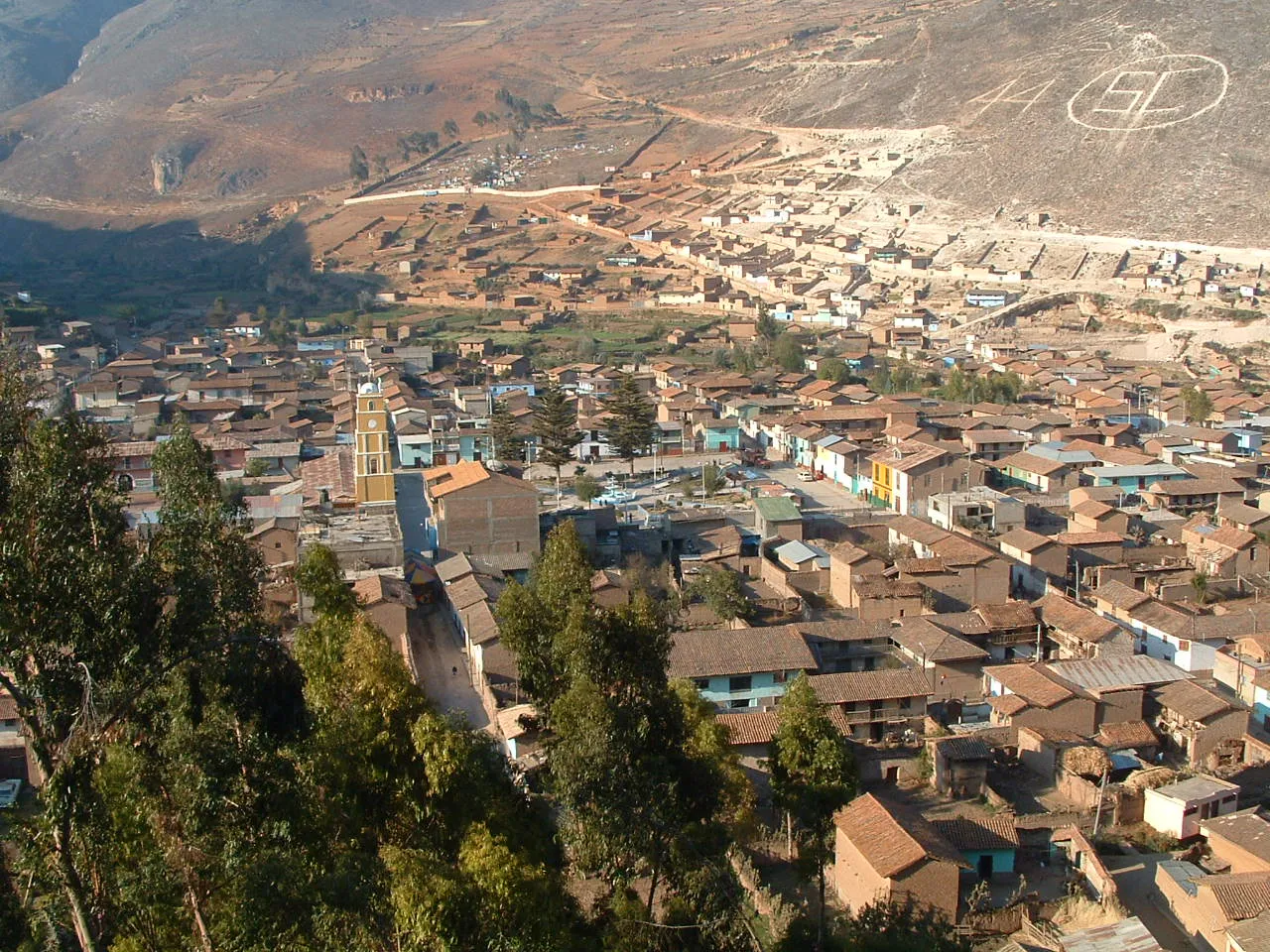 Landscape in Junín, in Peru's central highlands