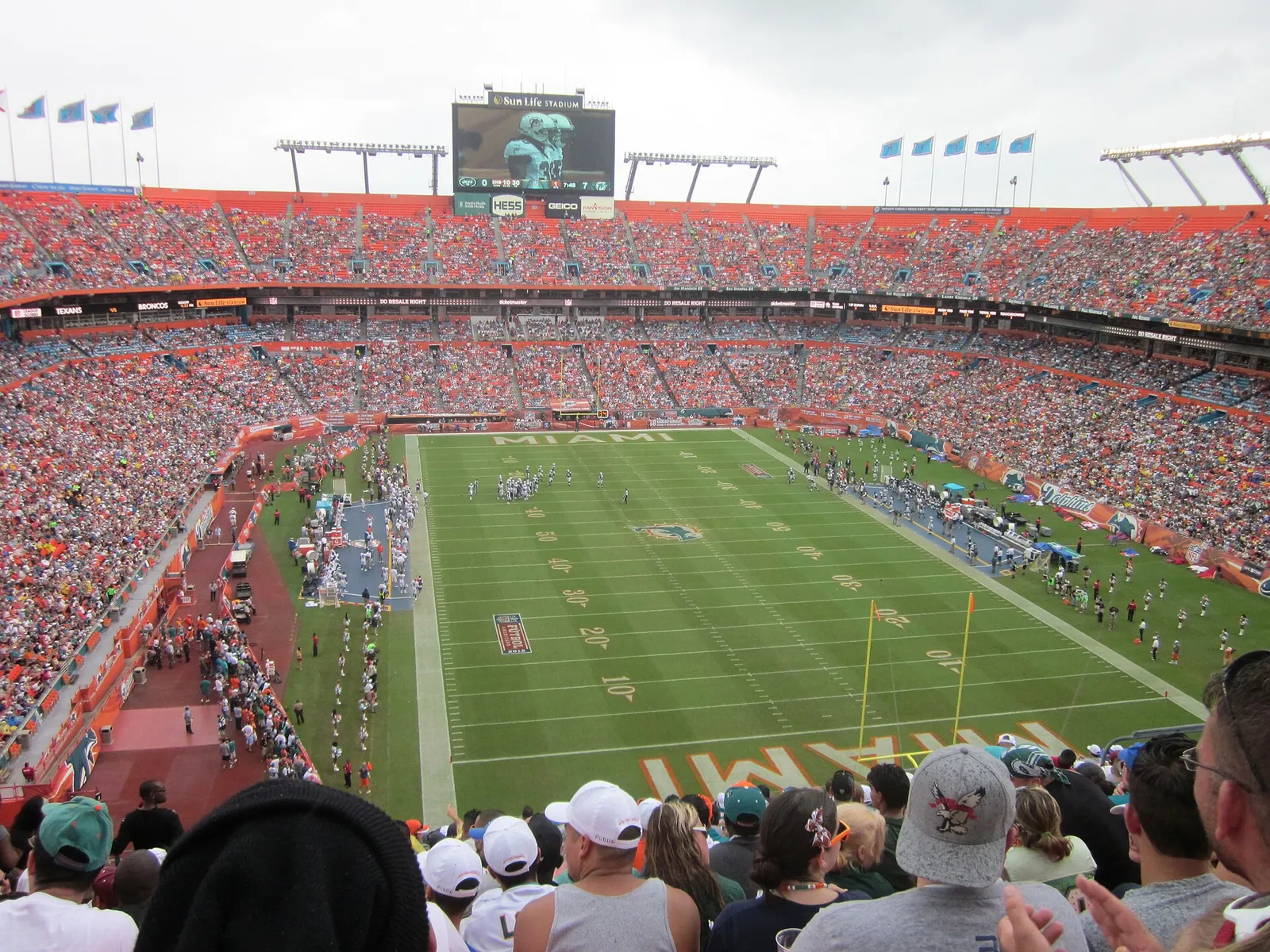 The stadium in Miami now known as Hard Rock Stadium (file image)