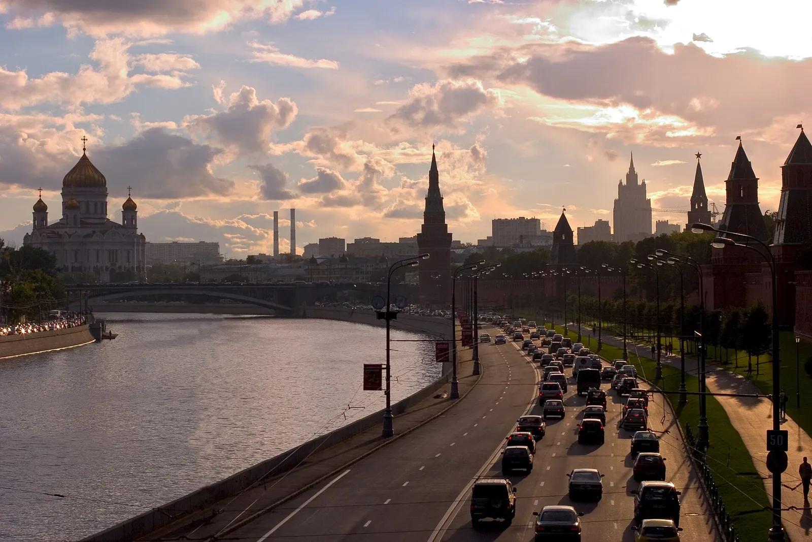 The Moscow Kremlin and embankment