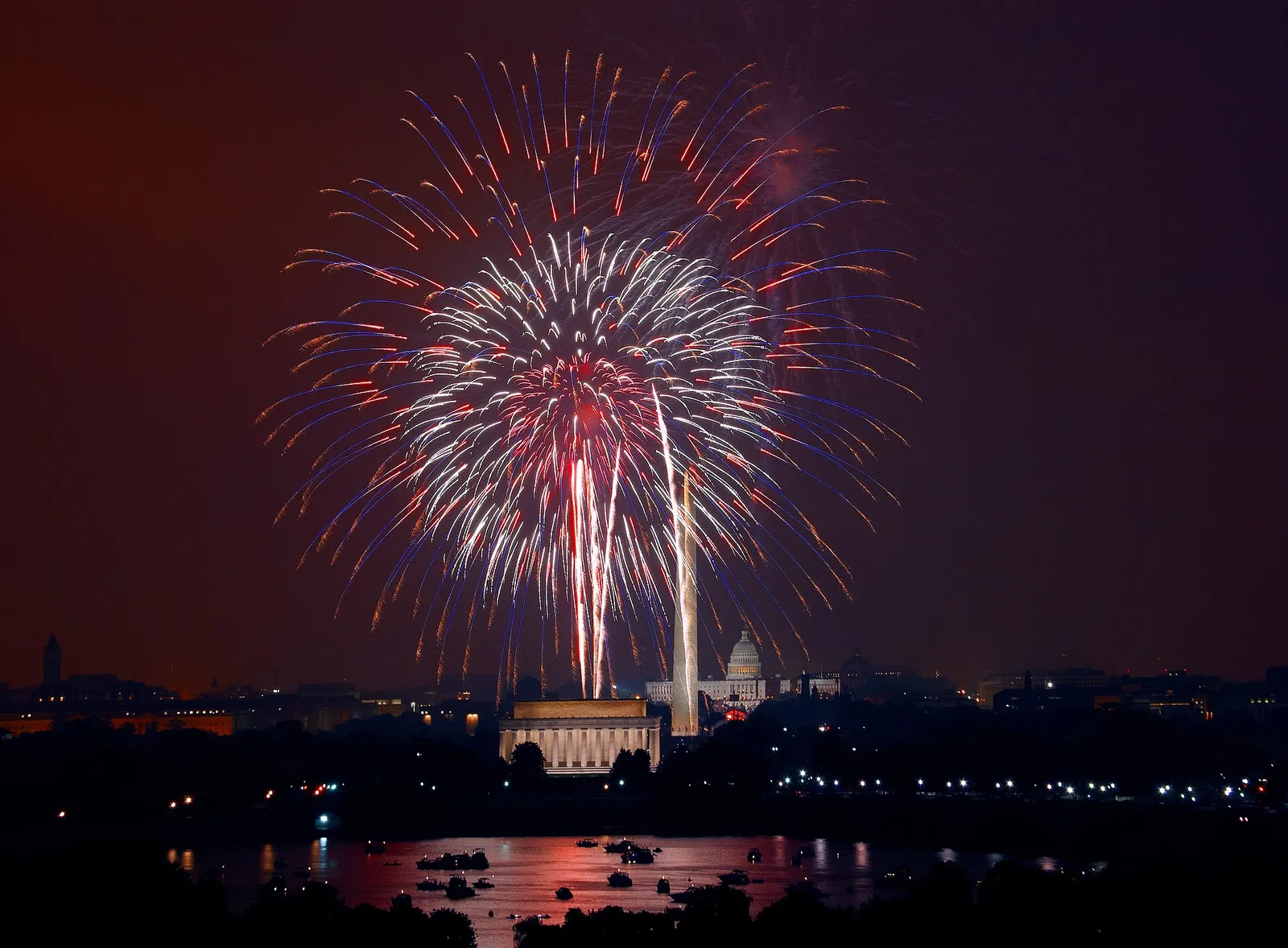Fourth of July fireworks over Washington, D.C. (file photograph)