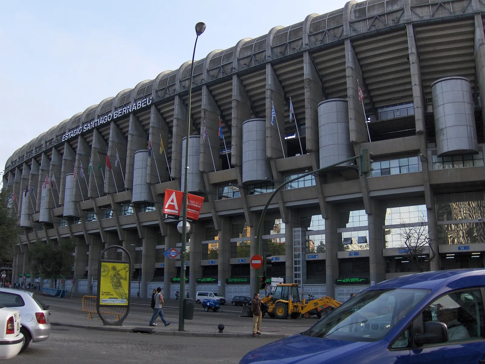 Real Madrid's Santiago Bernabeu stadium