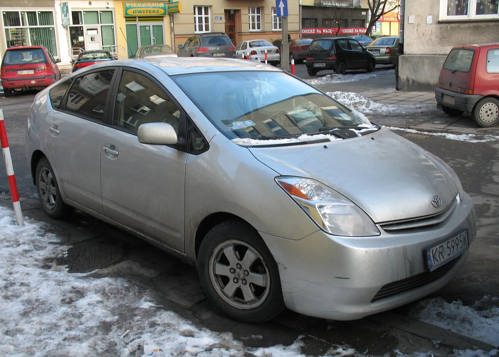 A Toyota Prius, one of the best-known hybrid cars (file photograph)