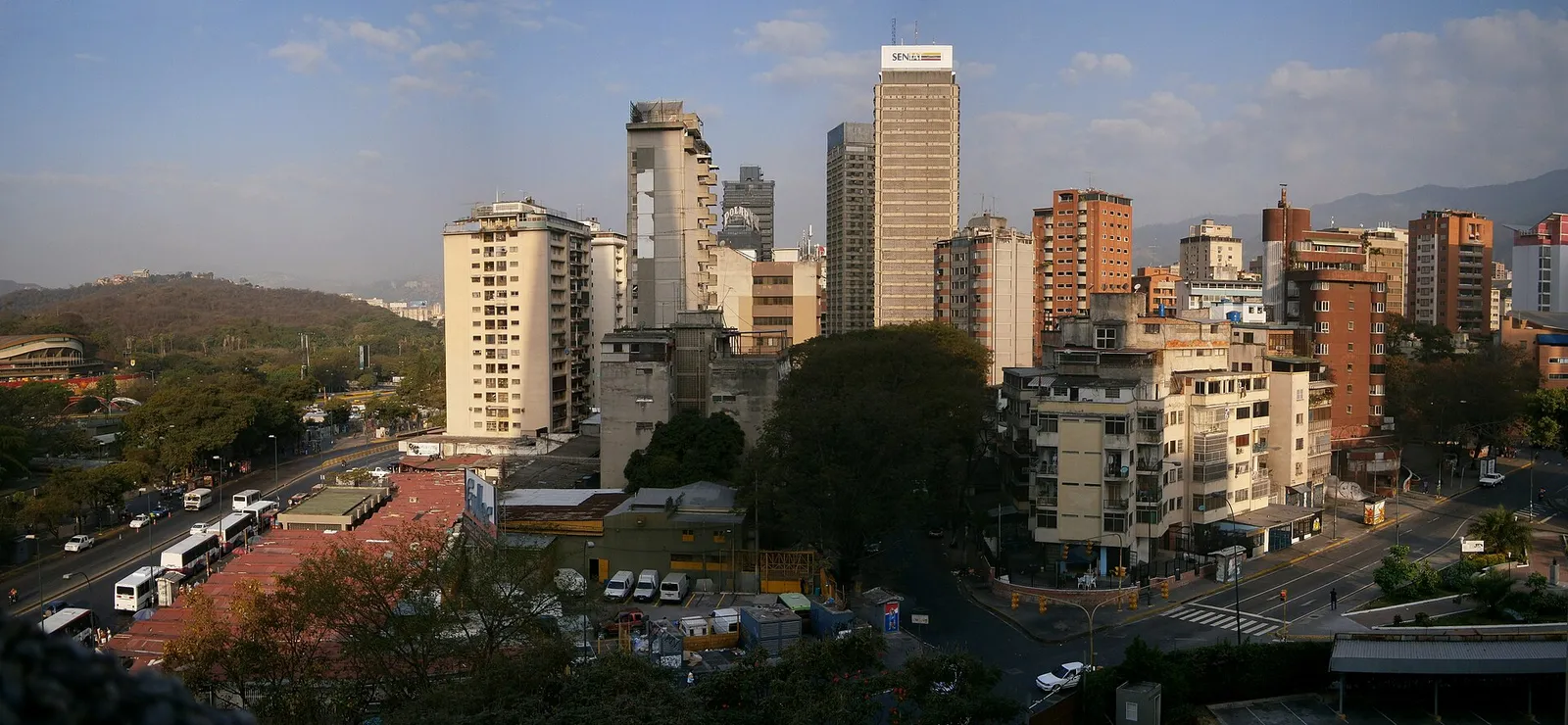 Panoramic view of Caracas, Venezuela