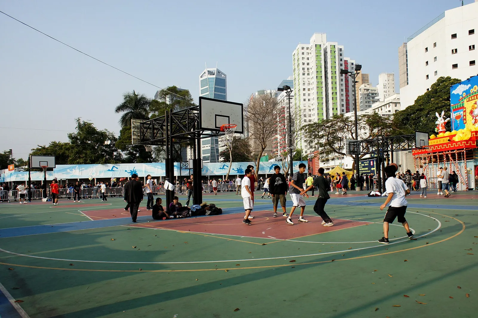 Victoria Park in Hong Kong, where the annual Tiananmen vigil was held