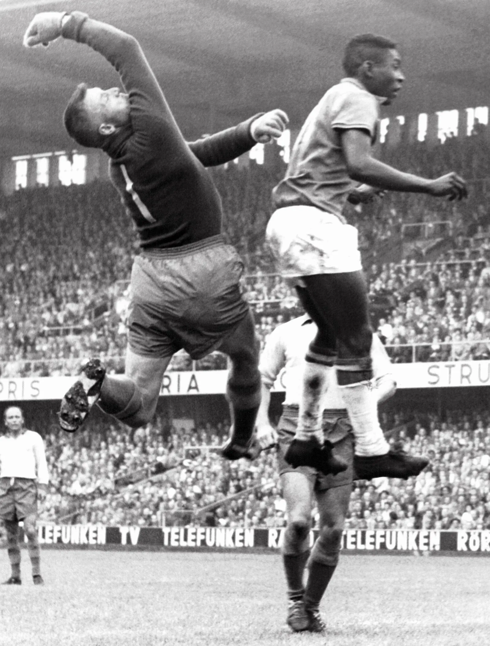 Pelé pictured in 1958
