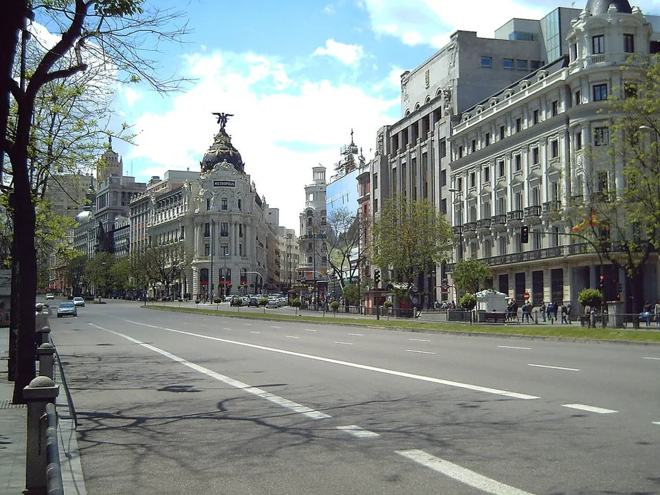A street in Madrid, Spain