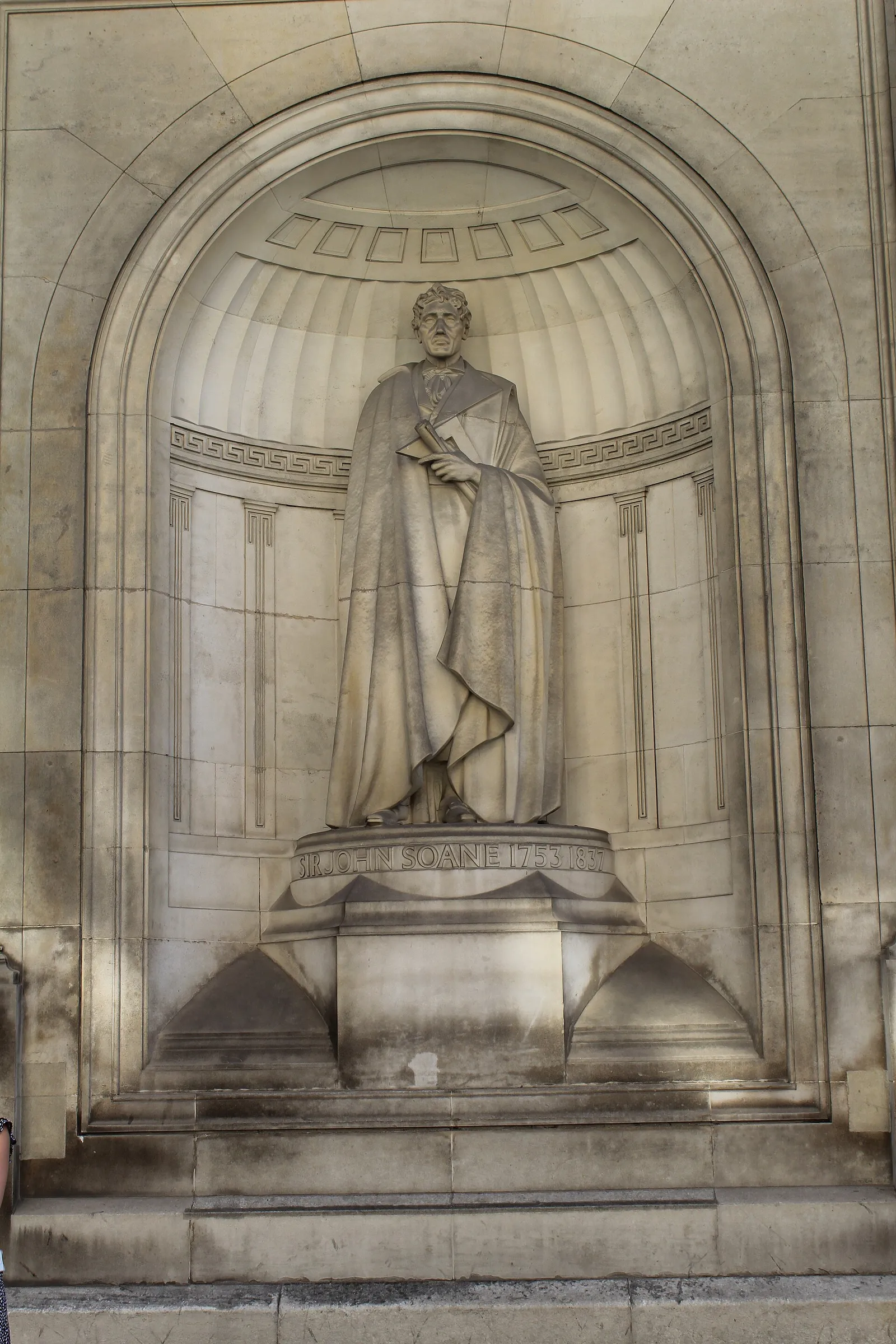 The Bank of England building in the City of London