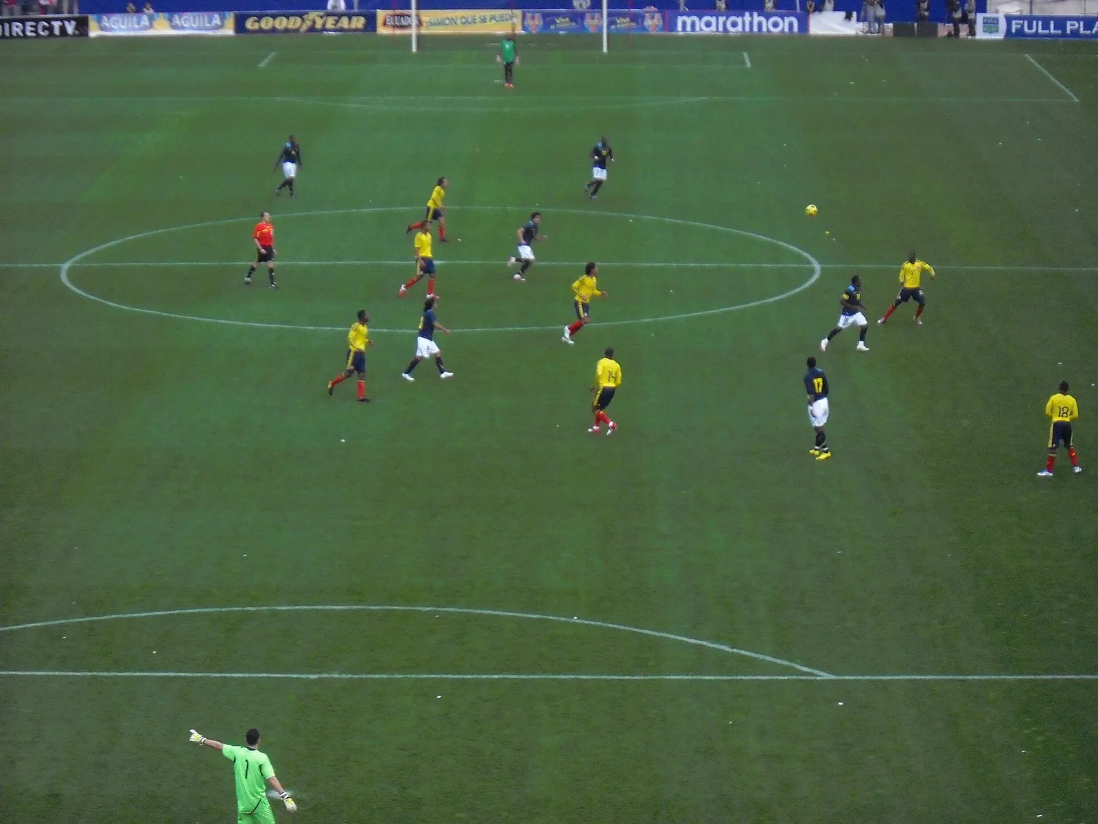Ecuador's national football team in action (file photo)