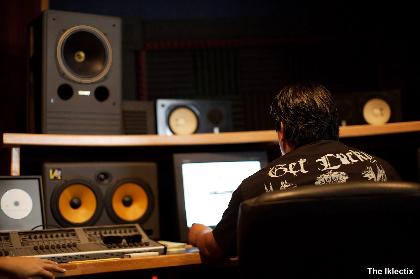 A music mixing console in a studio (file image)