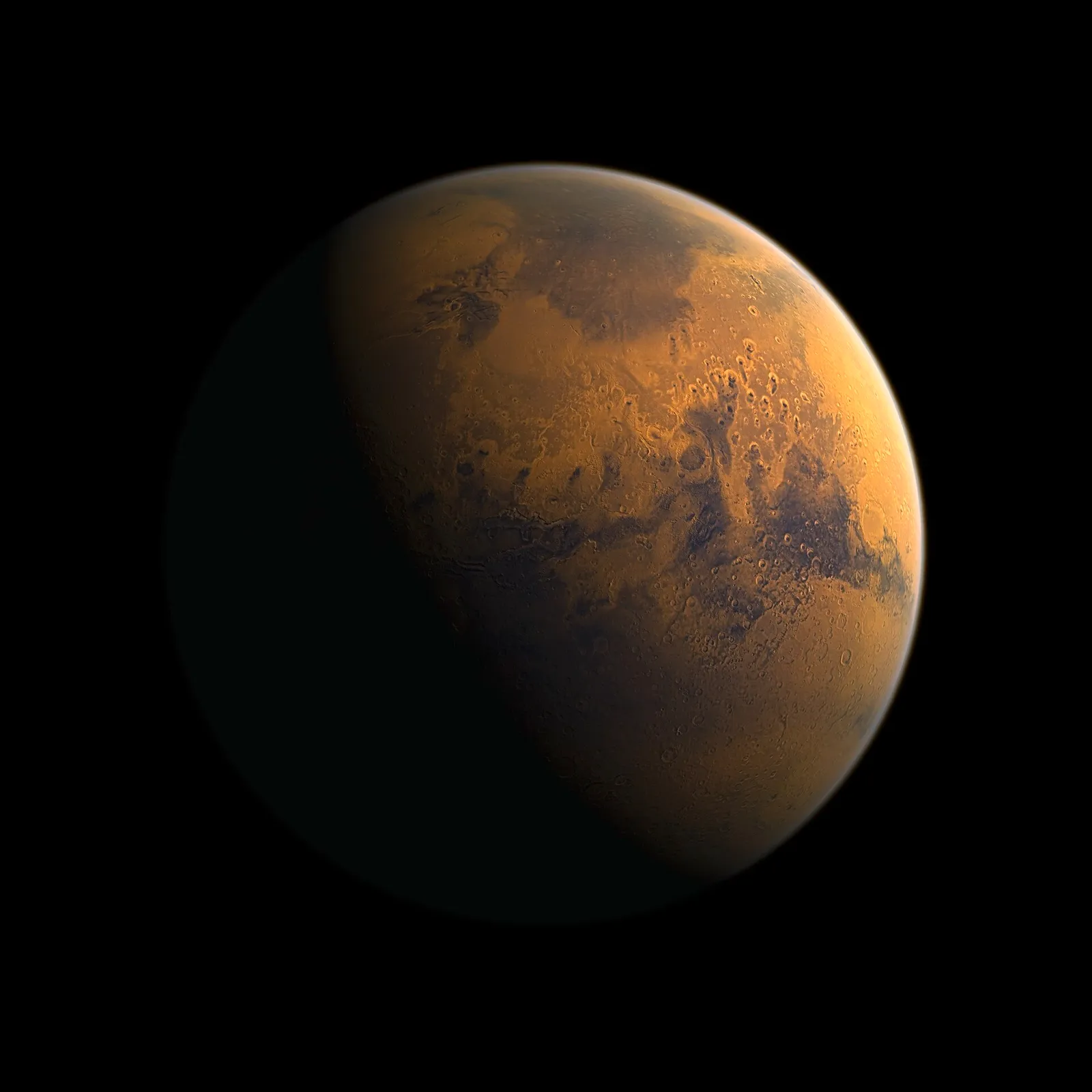 An impression of the surface of Mars