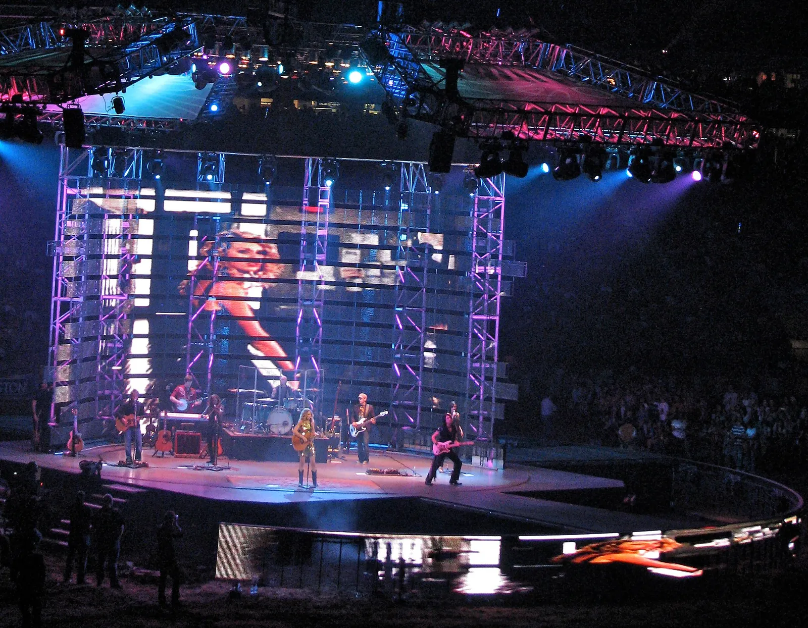 Taylor Swift performing in concert (file photograph)