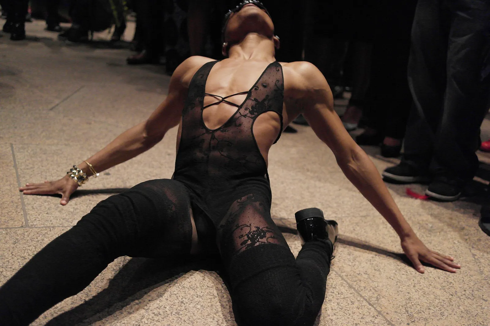 Dancers at a voguing ball