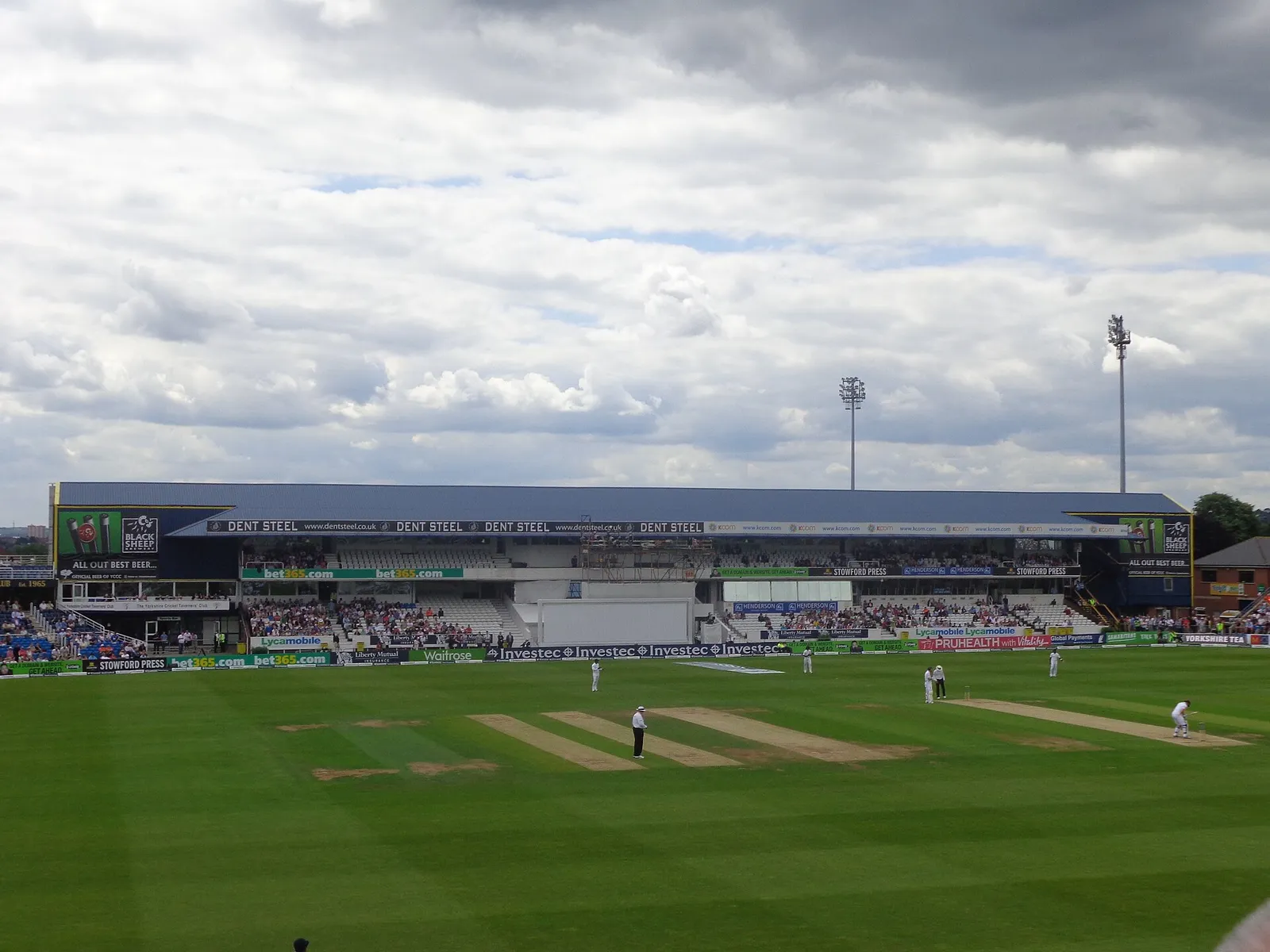 Headingley Stadium in Leeds during a Test match
