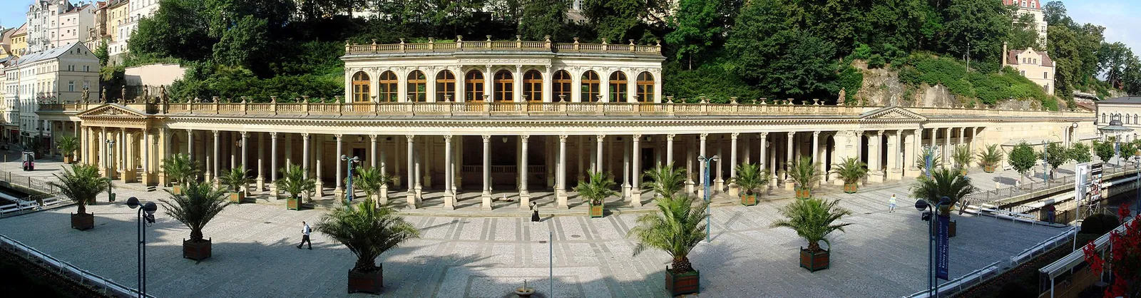 The Mill Colonnade in the spa town of Karlovy Vary, Czech Republic