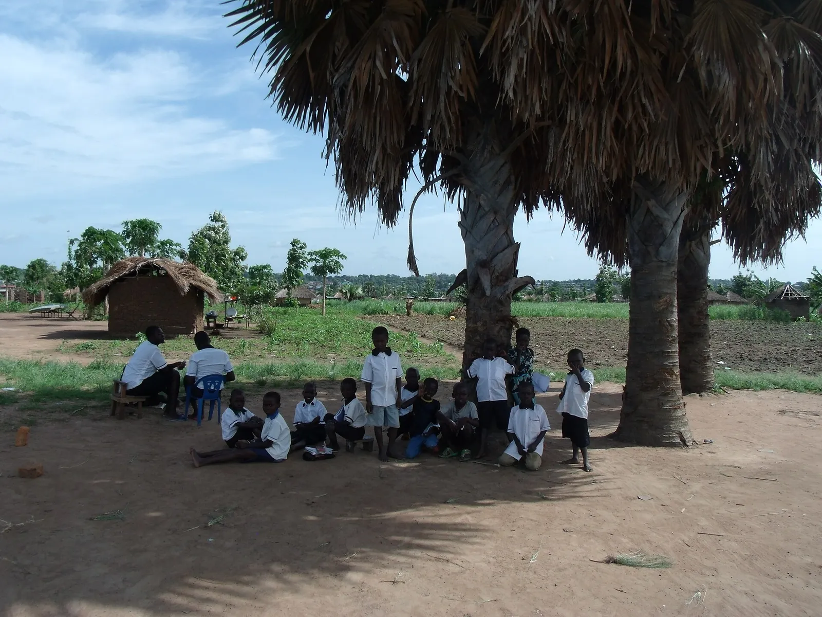 Pupils in a classroom in a lower-income country (file image)